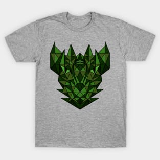 Green Dragon - Geometric Abstract T-Shirt